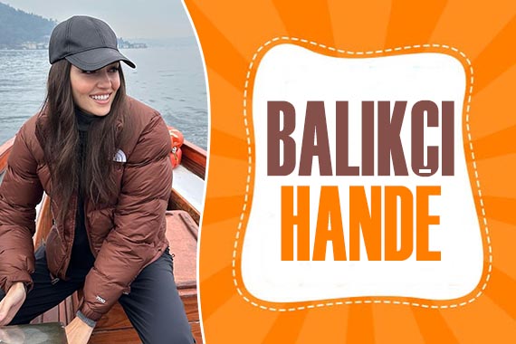 Hande Erçel balığa çıktı