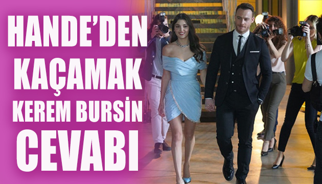 Hande Erçel’den kaçamak cevap