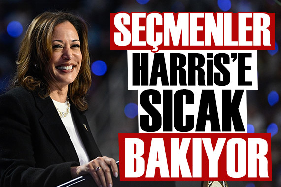 Seçmenler Harris e daha sıcak bakıyor