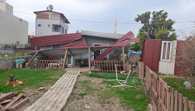 Hatay da fırtına etkili oldu