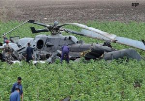Afganistan da Helikopter Düştü: