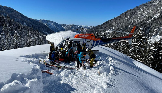 Kaçkar da  heliski  heyecanı