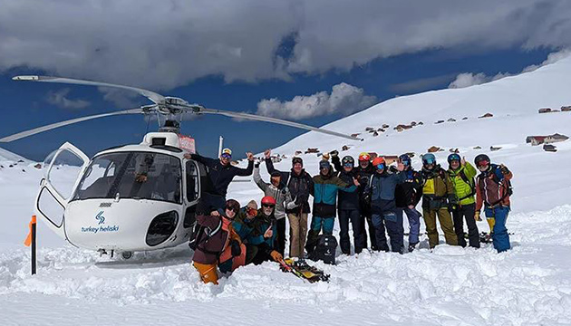 Kaçkar Dağları nda heliski heyecanı