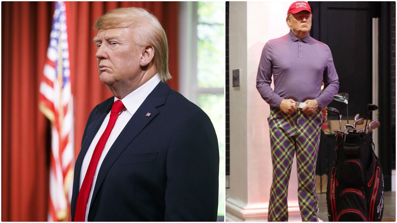 Müze Trump ın kıyafetlerini değiştirdi!