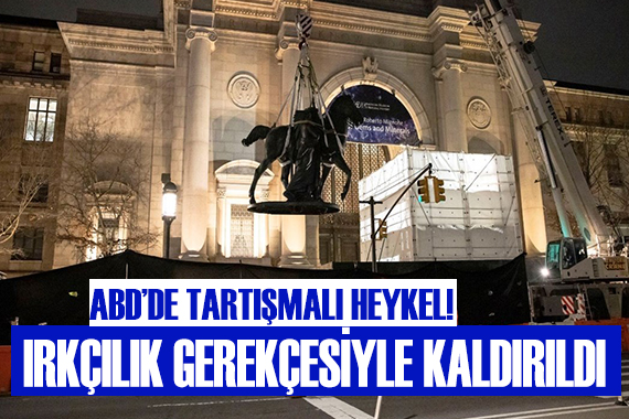 ABD de tartışmalı heykel!