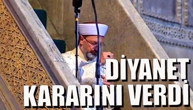 Diyanet skandal sözlerle ilgili kararını verdi