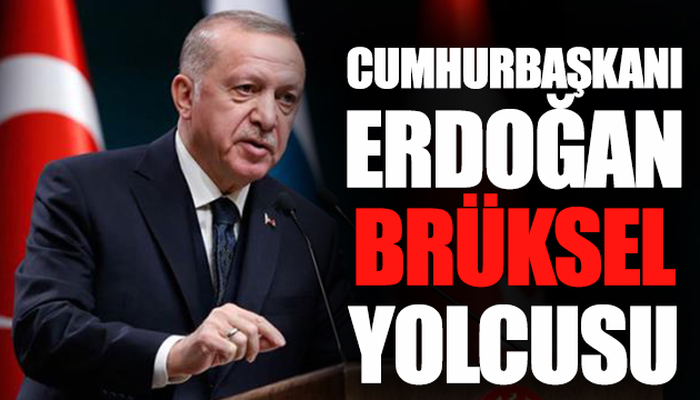 Erdoğan Brüksel yolcusu