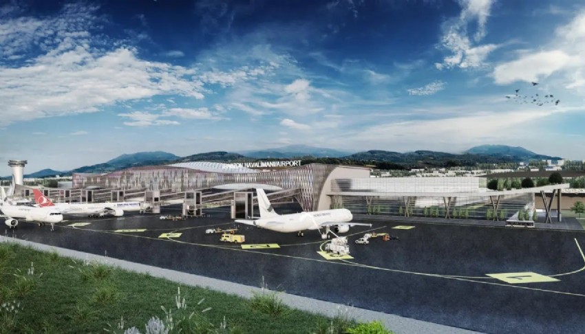 Trabzon Yeni Havalimanı'nda çalışmalar başladı
