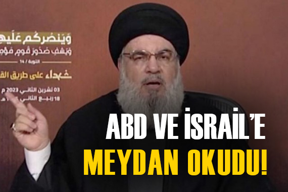 Hizbullah lideri Nasrallah, ABD yi hedef aldı