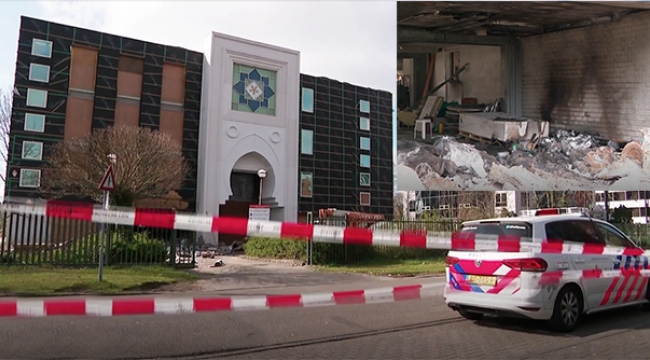 Hollanda da çirkin saldırı: Cami kundaklandı