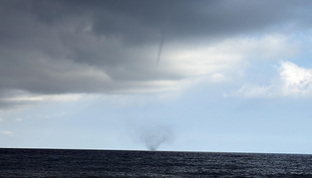 Karadeniz de hortum oluştu