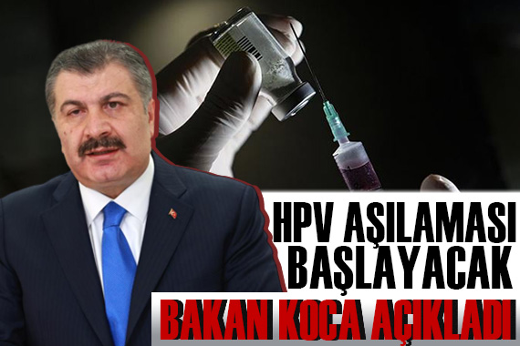 HPV aşılaması başlayacak