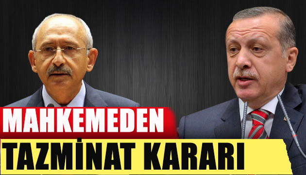 Kılıçdaroğlu na tazminat cezası