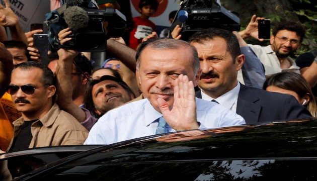 Cumhurbaşkanı Erdoğan Huber Köşkü'ne geldi