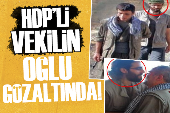 HDP li Hüda Kaya nın oğlu gözaltında!