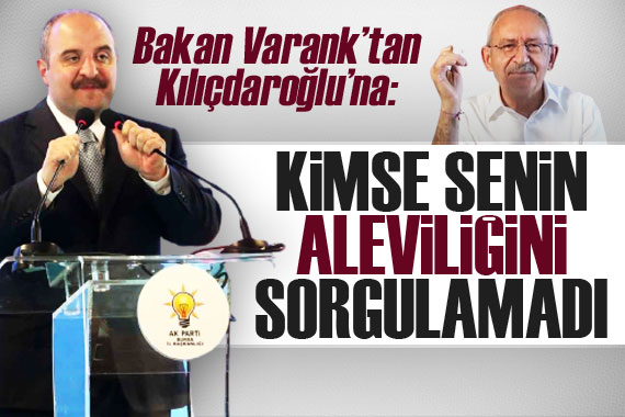 Bakan Varank: Kimse senin Aleviliğini sorgulamadı