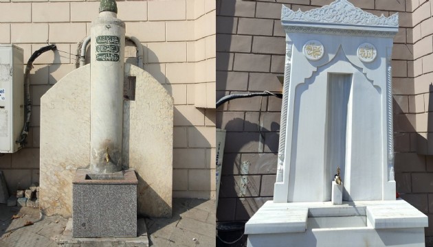 285 yıllık Yalıköy çeşmesinin restorasyonu tepki çekti