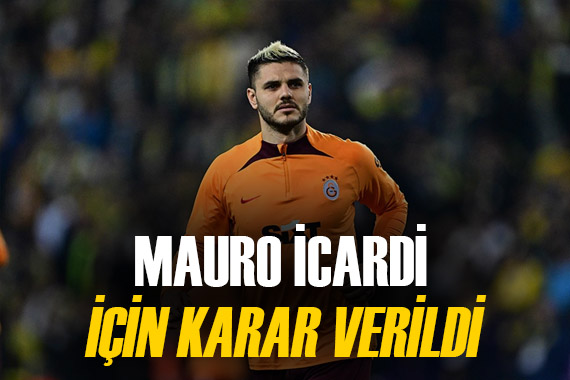 Galatasaray da derbi öncesi Icardi kararı