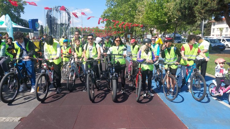 Tekirdağ da üniversiteliler bağımlılığa karşı pedal çevirdi
