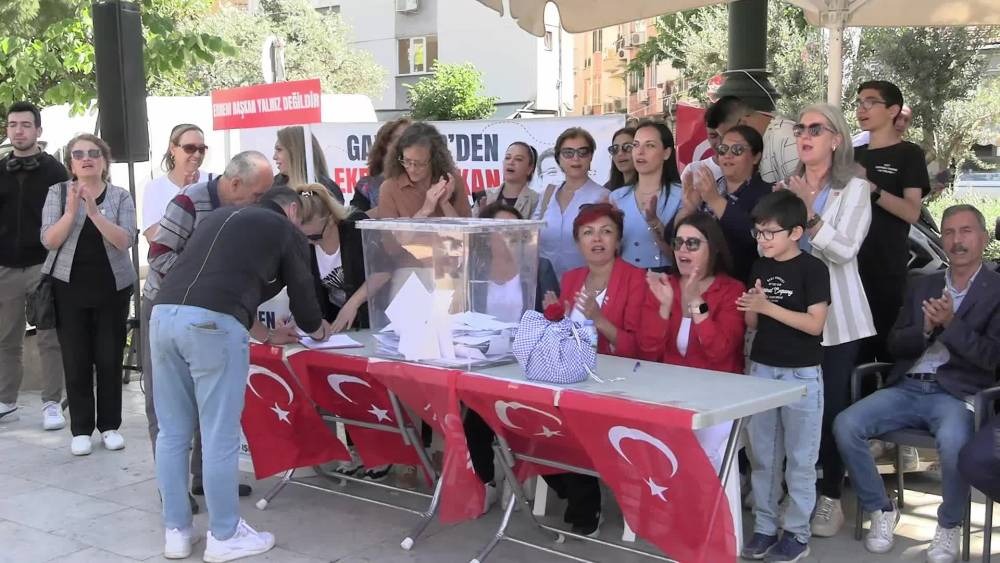 Ekrem İmamoğlu için yazılan mektuplar bisikletle yola çıktı