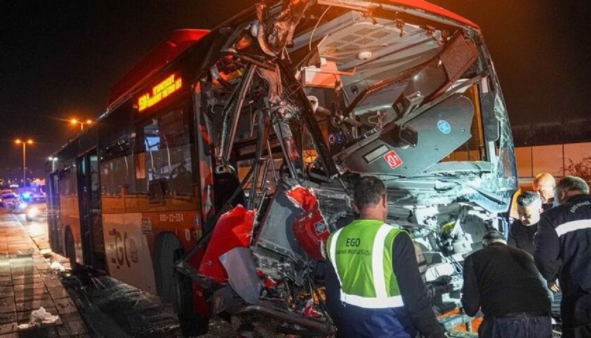 EGO otobüsü kontrolden çıktı: Çok sayıda yaralı var