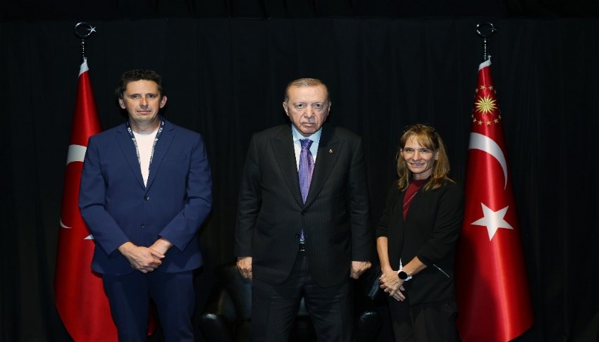 Cumhurbaşkanı Erdoğan, SpaceX yöneticilerini kabul etti
