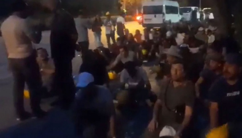 Bakanlık önünde eyleme müdahale: En az 100 maden işçisi gözaltına alındı
