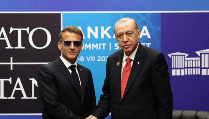 Cumhurbaşkanı Erdoğan'dan Macron'a davet