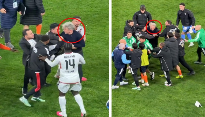 Süper Lig'de maç sonu saha karıştı: Teknik adamlar kavganın eşiğine geldi