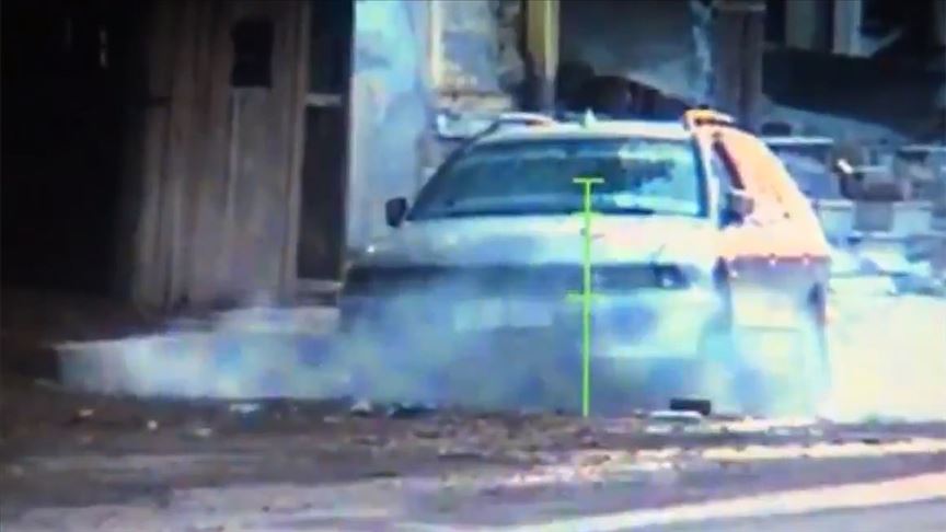 Tel Abyad da bombalı araç imha edildi