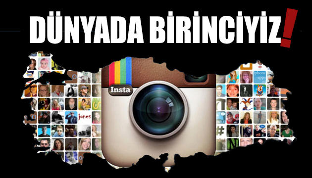 Türkiye Instagram da dünya birincisi