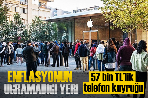 İstanbul da yeni iPhone kuyruğu!