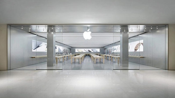 Apple mağazasında şaşırtan olay