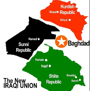 İŞTE YENİ IRAK HARİTASI