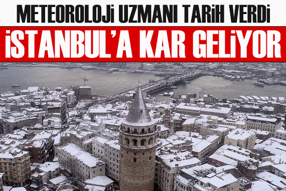 Marmara ve İstanbul a kar yağışı uyarısı!