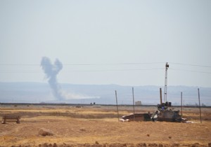 IŞİD in Kobani deki mevzilerine hava saldırısı!