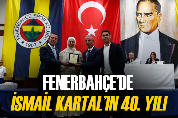 Fenerbahçe Divan Kurulu, İsmail Kartal ı onurlandırdı