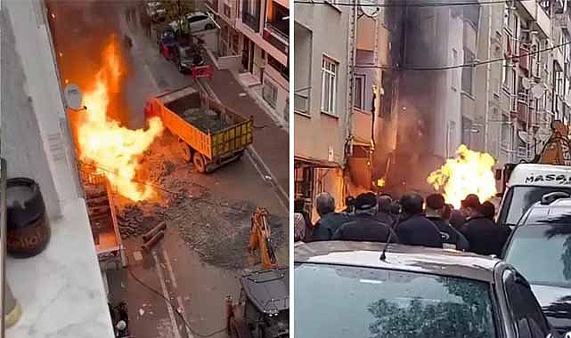 Avcılar da doğal gaz patladı