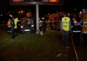 İstanbul Eyüp te trafik kazası! 1 kişi öldü, 1 kişi yaralandı!