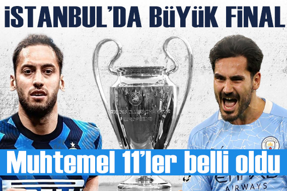 İstanbul da büyük final: Manchester City mi, Inter mi?