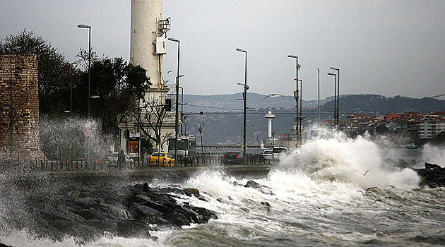 Marmara için  kuvvetli fırtına  uyarısı