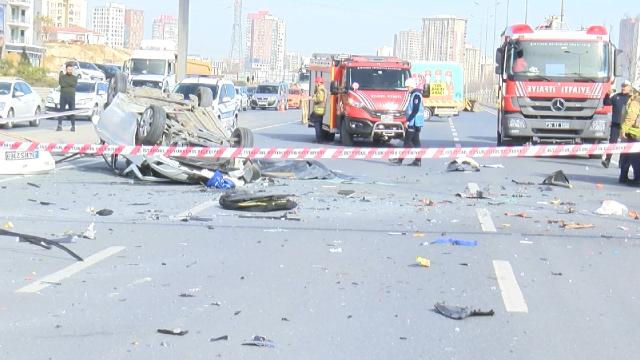 Başakşehir de trafik kazası: 1 ölü