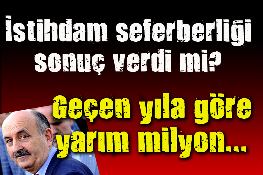 İstihdam edilen kişi sayısı...