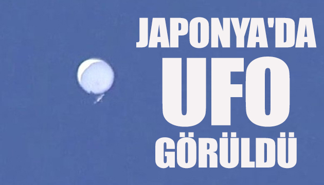 Japonya da UFO görüldü