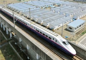 Japonya da Hızlı Tren Raydan Çıktı!