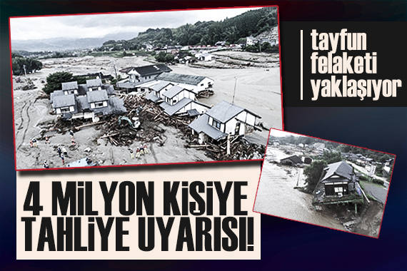 Japonya da yaklaşan Nanmadol tayfunu ile ilgili uyarı tahliye uyarısı yapıldı!