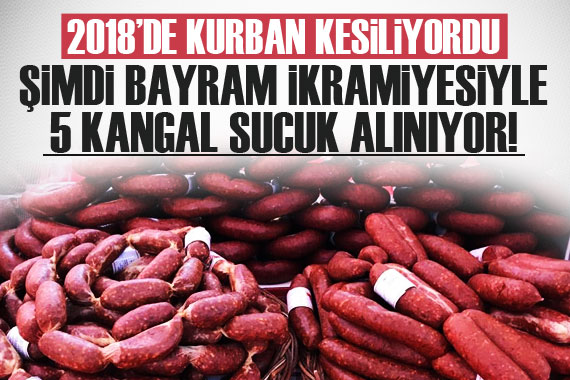 Sucuğun fiyatı aldı başını geçti, beşe bölüp satmaya başladılar!