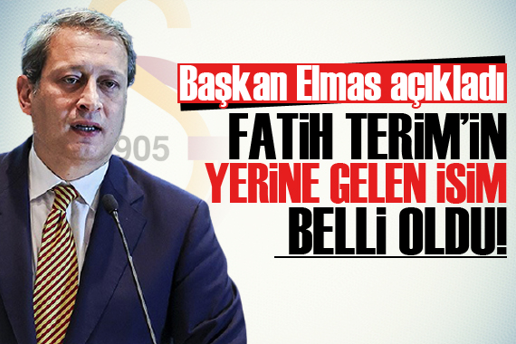 Galatasaray Başkanı Elmas yeni hocayı açıkladı!