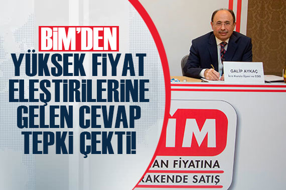 BİM den eleştirilere cevap geldi!  Biz bu ülkenin temel taşlarıyız 