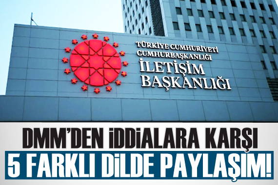 DMM den, sosyal medyadaki asılsız iddialara karşı 5 dilde paylaşım